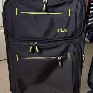 Black and Green Men's Travel Bag